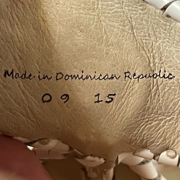 Jack Rogers sandals sz 9 thong Cork and White - Picture 7 of 7